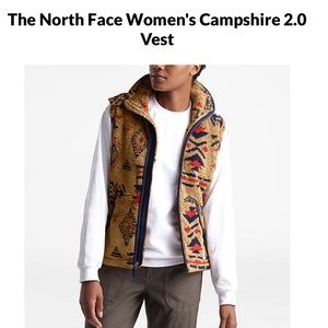 The North Face Women's Campshire 2.0 Vest - Tan and Red